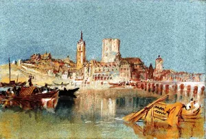 Beaugency from the South by Joseph Mallord William Turner - Oil Painting Reproduction