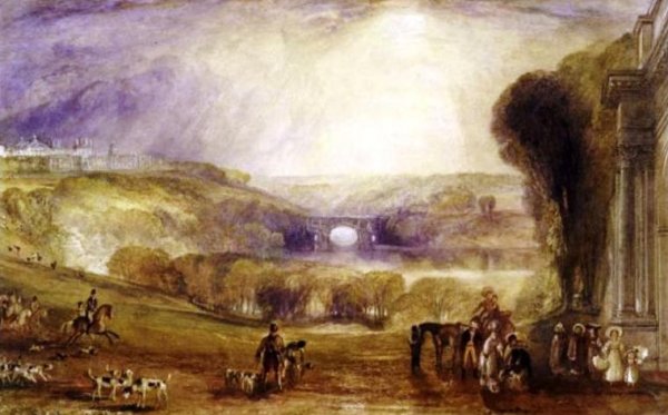 Blenheim House and Park by Joseph Mallord William Turner - Hand-Painted Oil Painting Reproduction