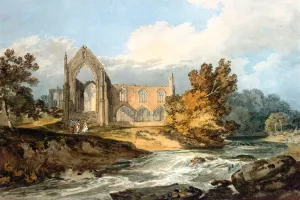 Bolton Abbey, Yorkshire by Joseph Mallord William Turner - Oil Painting Reproduction