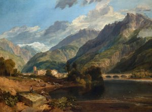 Bonneville, Savoy Oil painting by Joseph Mallord William Turner