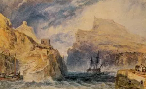 Boscastle, Cornwall by Joseph Mallord William Turner Oil Painting