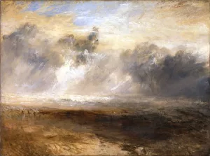 Breakers on a Flat Beach by Joseph Mallord William Turner - Oil Painting Reproduction