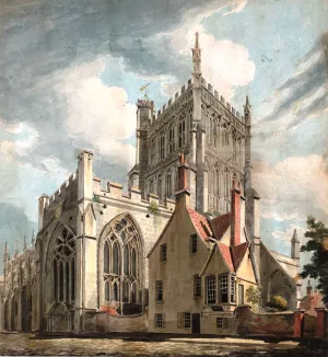 Bristol Cathedral from College Green by Joseph Mallord William Turner Oil Painting