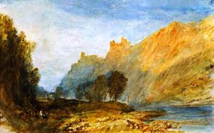 Bruderburgen on the Rhine by Joseph Mallord William Turner Oil Painting
