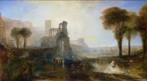 Caligulas Palace and Bridge by Joseph Mallord William Turner - Oil Painting Reproduction