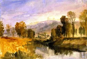 Chateau dArques, Near Dieppe Oil painting by Joseph Mallord William Turner