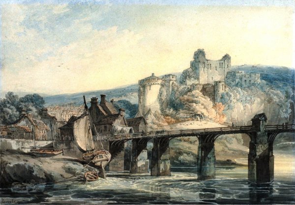 Main Product Photo of Chepstow Castle Painting by Joseph Mallord William Turner