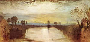 Chichester Canal Oil painting by Joseph Mallord William Turner