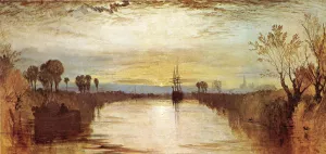 Chichester Canal by Joseph Mallord William Turner - Oil Painting Reproduction