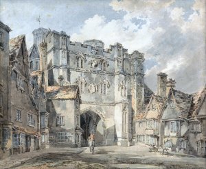 Christ Church Gate, Canterbury by Joseph Mallord William Turner Oil Painting