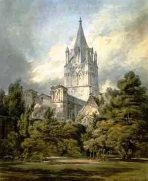 Christ Church, Oxford by Joseph Mallord William Turner - Oil Painting Reproduction