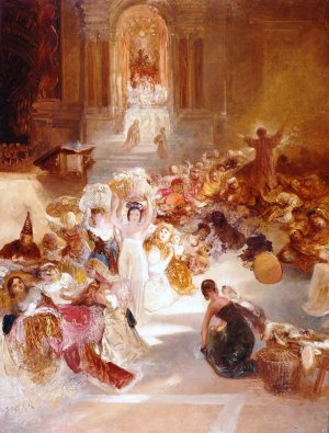 Christ Driving the Traders from the Temple by Joseph Mallord William Turner Oil Painting