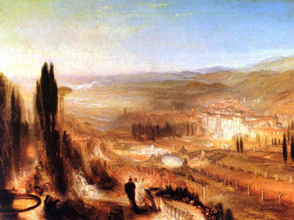 Cicero at His Villa by Joseph Mallord William Turner - Hand-Painted Oil Painting Reproduction