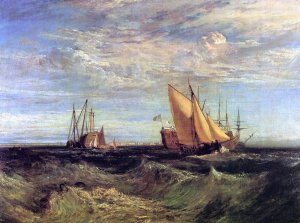 Confluence of the Thames and the Medway by Joseph Mallord William Turner Oil Painting