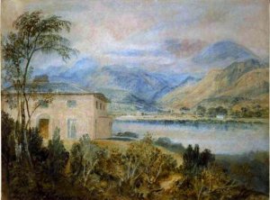 Coniston Water with Tent Lodge by Joseph Mallord William Turner Oil Painting