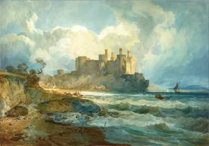Conway Castle, North Wales 2 by Joseph Mallord William Turner Oil Painting