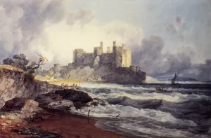 Conway Castle painting by Joseph Mallord William Turner