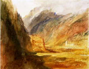 Couvent du Bonhomme, Chamonix painting by Joseph Mallord William Turner