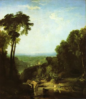 Crossing the Brook Oil painting by Joseph Mallord William Turner