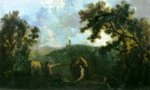 Diana and Callisto after Wilson Oil painting by Joseph Mallord William Turner