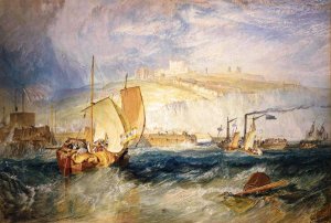 Dover Castle from the Sea by Joseph Mallord William Turner Oil Painting