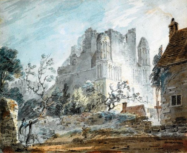Main Product Photo of East Malling Alley Abbey, Kent Painting by Joseph Mallord William Turner