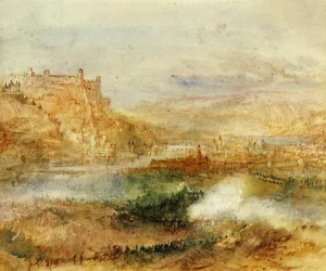 Ehrenbrietstein and Coblenz by Joseph Mallord William Turner - Oil Painting Reproduction