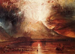 Eruption of Vesuvius Oil painting by Joseph Mallord William Turner