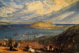 Falmouth Harbour, Cornwall by Joseph Mallord William Turner Oil Painting