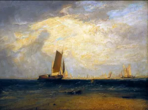 Fishing upon the Blythe-Sand by Joseph Mallord William Turner Oil Painting