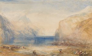 Fluelen- Morning by Joseph Mallord William Turner Oil Painting