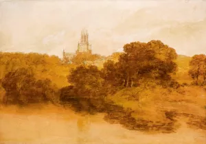 Fonthill Abbey, Wiltshire by Joseph Mallord William Turner - Oil Painting Reproduction
