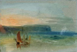 French Coast, probably the Estuary of the Seine painting by Joseph Mallord William Turner