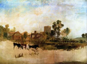 Goring Mill and Church by Joseph Mallord William Turner - Oil Painting Reproduction