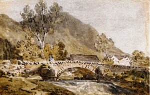 Grange Bridge, Borrowdale by Joseph Mallord William Turner Oil Painting