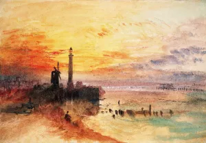 Great Yarmouth Harbour, Norfolk by Joseph Mallord William Turner - Oil Painting Reproduction