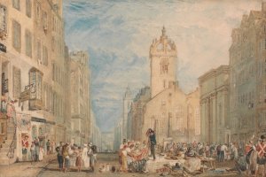 High Street, Edinburgh by Joseph Mallord William Turner Oil Painting