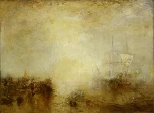 Hurrah for the Whaler Erebus Another Fish' painting by Joseph Mallord William Turner