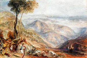 India, Valley of the Dhoon by Joseph Mallord William Turner Oil Painting