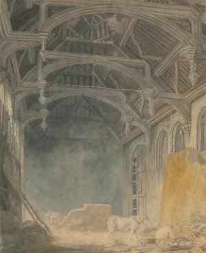 Interior of St. John's Palace, Eltham by Joseph Mallord William Turner Oil Painting