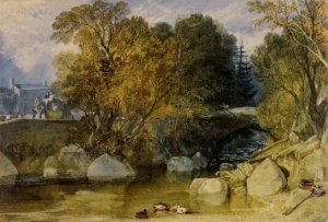 Ivy Bridge, Devonshire Oil painting by Joseph Mallord William Turner