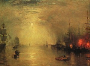 Keelman Heaving in Coals by Night by Joseph Mallord William Turner Oil Painting