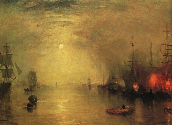 Keelman Heaving in Coals by Night by Joseph Mallord William Turner - Hand-Painted Oil Painting Reproduction