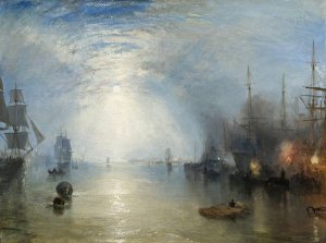Keelmen Heaving in Coals by Moonlight by Joseph Mallord William Turner Oil Painting