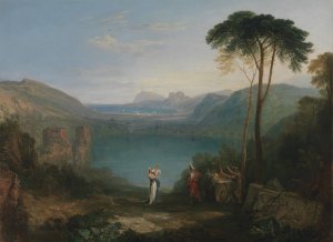 Lake Avernus: Aeneas and the Cumaean Sybil by Joseph Mallord William Turner Oil Painting