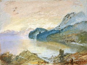 Lake Como Looking Towards Lecco by Joseph Mallord William Turner Oil Painting