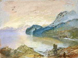 Lake Como Looking Towards Lecco painting by Joseph Mallord William Turner