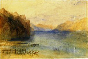Lake Lucerne by Joseph Mallord William Turner Oil Painting