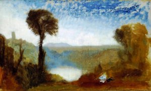 Lake Nemi Oil painting by Joseph Mallord William Turner