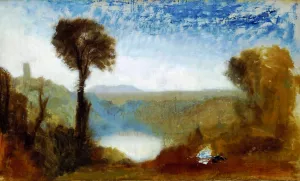 Lake Nemi by Joseph Mallord William Turner Oil Painting